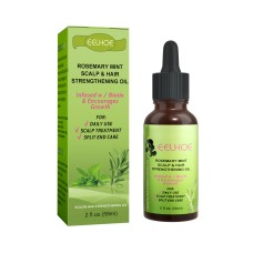 Mint Hair Nutrient Solution, Hair Growth Scalp Care Split Ends Care Strengthen Hair Essential Oil