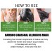 EELHOE Bamboo Charcoal Blackhead Removing Tearing Facial Mask, Moisturizing Removing Blackhead And Acne Shrinking Pore Oil Control Mud Mask