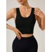 Crisscross Cropped Active Tank