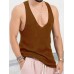 Men's Scoop Neck Knit Tank