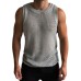 Men's Round Neck Hollow Out Sleeveless Knit Top