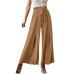 Tied Slit Wide Leg Pants