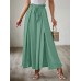 Tied Slit Wide Leg Pants