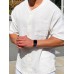 Men's Plus Size Chest Pocket Button Down Shirt