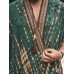 Men's Plus Size Printed Open Front Cover-Up