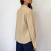 Minimally designed commuting versatile long sleeved shirt with a lace up top for women