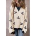 Sequin Hat Print Long Sleeve Sweatshirt