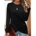 Round Neck Long Sleeve T-Shirt