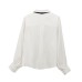 Collar long sleeved dress style shirt top