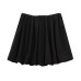 Simple and versatile lantern shaped half body short skirt