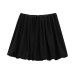 Simple and versatile lantern shaped half body short skirt