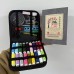 DIY Imitation Linen Sewing Book with Embroidery. Personalize, Improve Skills. Portable