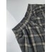 Plaid Elastic Waist Midi Skirt