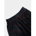 Plaid Elastic Waist Midi Skirt