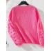Solid color pocket pullover women's knitted sweater for autumn and winter fashion women's sweater top Solid color pocket pullover women's knitted sweater for autumn and winter fashion women's sweater top