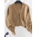 Bow tie knit cardigan jacket for women in autumn versatile long sleeved sweater top for outdoor wear