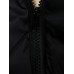 Drawstring Zip Up Hooded Longline Vest Coat