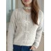 Cutout Knot Button Long Sleeve Cardigan