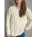 Cable Knit Round Neck Long Sleeve Sweater Cable Knit Round Neck Long Sleeve Sweater