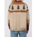 Graphic Round Neck Long Sleeve Sweater