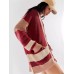 V-neck single breasted pocket contrasting splicing sweater cardigan V-neck single breasted pocket contrasting splicing sweater cardigan