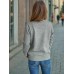 Tied V-Neck Long Sleeve Sweater