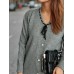 Tied V-Neck Long Sleeve Sweater