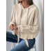 Sports and leisure personalized hooded ruffled long sleeved solid color hoodie for women