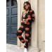 Pumpkin Half Zip Hooded Jumpsuit