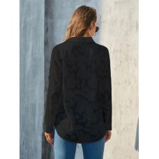 Loose casual chiffon top