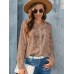 Loose casual chiffon top