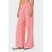 Striped loose pants autumn fashion sporty style hanging casual pants
