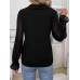 V-Neck Flounce Sleeve Blouse