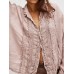 Frill Ruched Collared Neck Long Sleeve Shirt Frill Ruched Collared Neck Long Sleeve Shirt