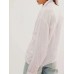 Frill Ruched Collared Neck Long Sleeve Shirt Frill Ruched Collared Neck Long Sleeve Shirt