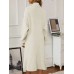 Knitted suit women's elegant vest dress+long cardigan jacket