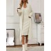 Knitted suit women's elegant vest dress+long cardigan jacket