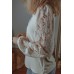 V Neck Lace Balloon Sleeve Blouse V Neck Lace Balloon Sleeve Blouse