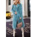Full Size Fuzzy Tied Collared Neck Coat Full Size Fuzzy Tied Collared Neck Coat