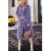 Full Size Fuzzy Tied Collared Neck Coat Full Size Fuzzy Tied Collared Neck Coat