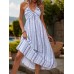 Perfee Tied Printed Halter Neck Midi Dress Perfee Tied Printed Halter Neck Midi Dress