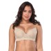 Underwear lace sexy bra thin mold cup steel ring