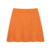 European and American women's long sleeved round neck knitted sweater mini skirt set