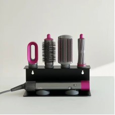 Non - Perforated Hair Dryer Holder. Also for Straighteners & Curling Irons. Ideal for Bathroom Sorting