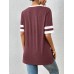 Contrast Trim V-Neck Short Sleeve T-Shirt Contrast Trim V-Neck Short Sleeve T-Shirt