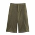 Fashionable lazy suede jacket bomber jacket shorts back skirt jacket set