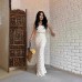 Fashion suspender two-piece scale skirt set