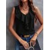 Ruffled V-Neck Tank
