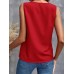 Ruffled V-Neck Tank