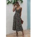 Daisy Print Surplice Midi Cami Dress